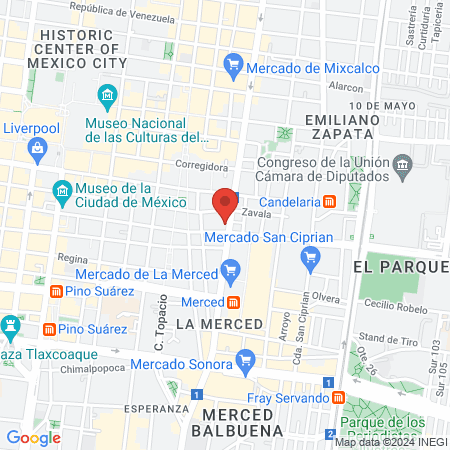 Dental Mexicana map
