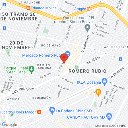 Estética D' Alan map