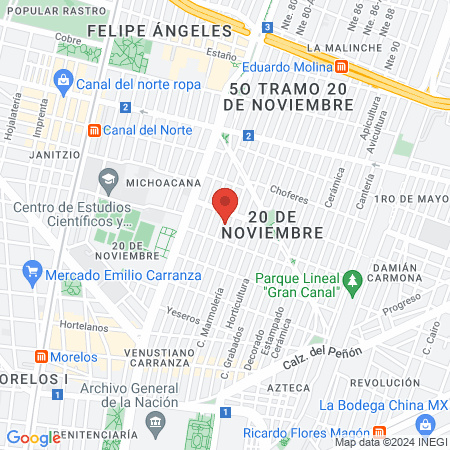 Clinica Veterinaria KAMEVET map