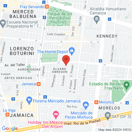 Hair & nails Mashalett map