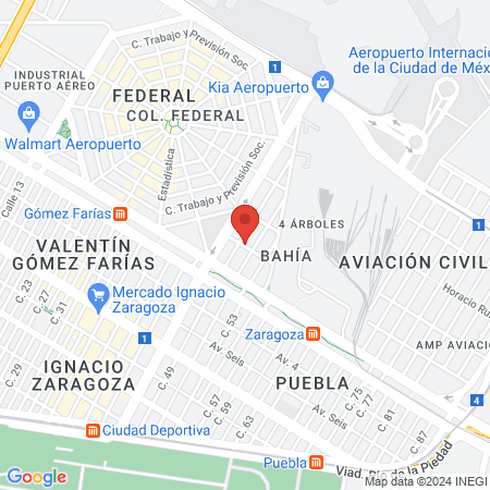 Dulce Benítez Makeup Studio map