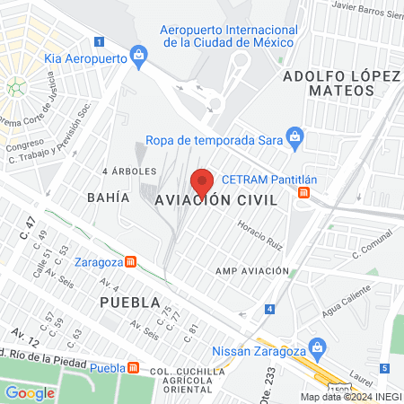 Estetica Bretado map