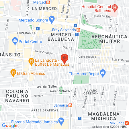 Dra. Guadalupe Zafra, Gastroenterólogo map