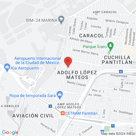 Barbería Hangar map