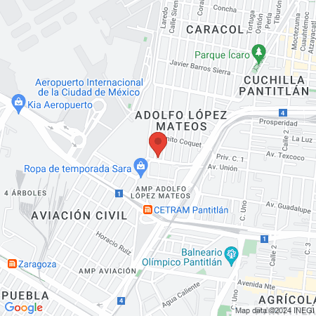 Servicio Podologico Preventivo Pantitlan map