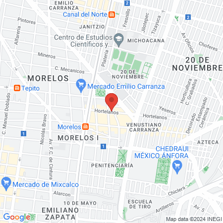 Estetica Mary map