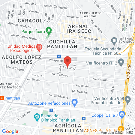 CONSULTORIO DENTAL. Dr. Daniel Pacheco map
