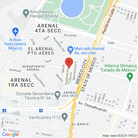 Clínica Auditiva de Oriente map