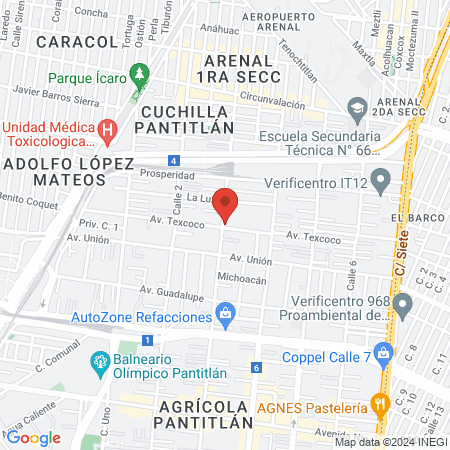 Consultorio Dental CDEO Mayra Velazquez map