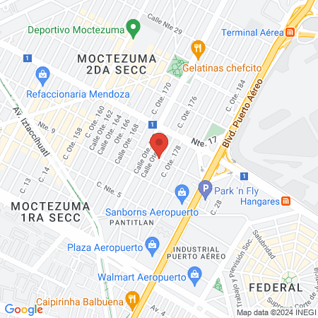 Veterinaria México map