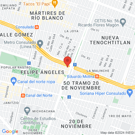 ROMOA beauty salon map