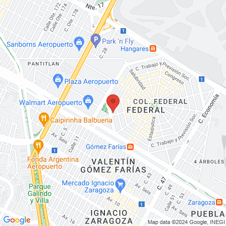Consultorios de Medicina Especializada del Sector Privado map
