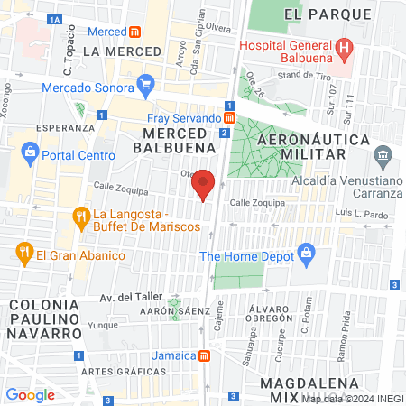 Calle 42 Hair Salón map