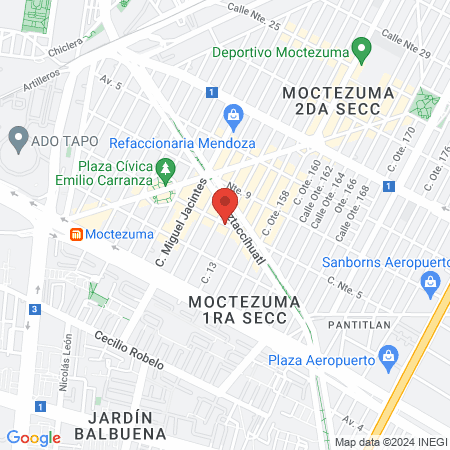 Juan Carlos Castro Juárez Médico Familiar Venustiano Carranza map