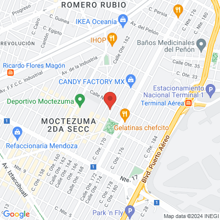 Doctor Patitas Moctezuma map