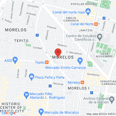 Estética Italia map