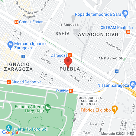 La Estética & Barbería Elizabeth map