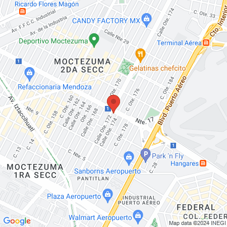 Dentista IPN Especialidades map