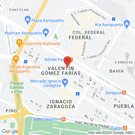 Estética EBEN-EZER map