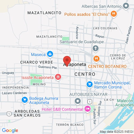 Clínica dental Guadalupe map