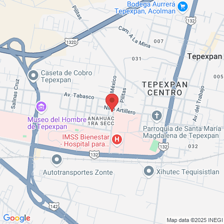 Temazcal Xometla map