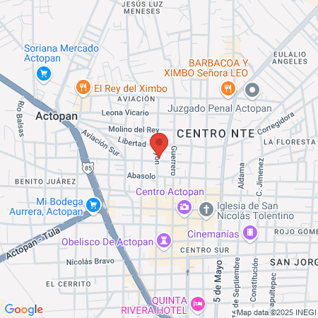 Sanatorio De Jesús map