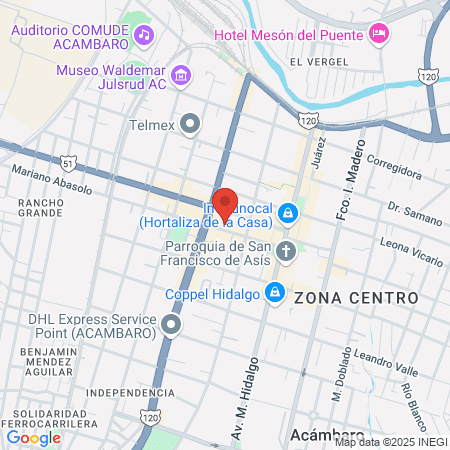 Unidada deportiva Tzacandem map