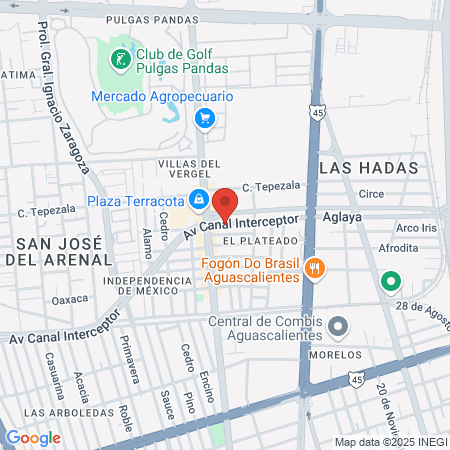 Centro Cultural Yoga Devanand Ags Oficial map