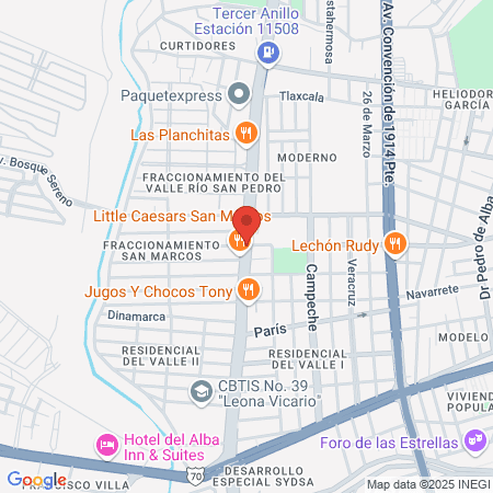 Círculo Veterinario map