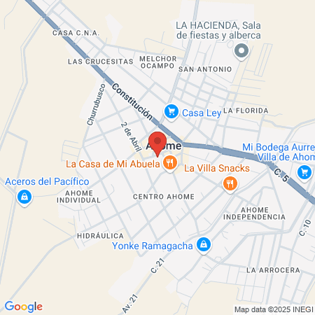 Dra. Beatriz Rivera map