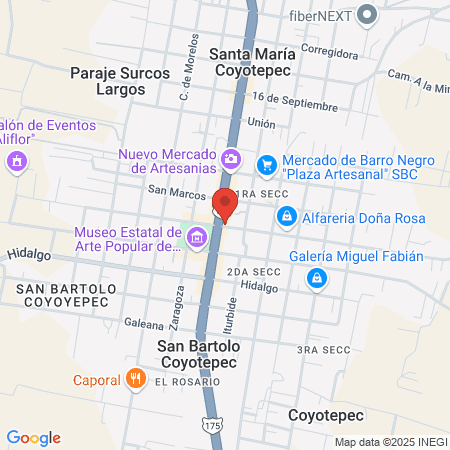 Barbería El Xhunco map