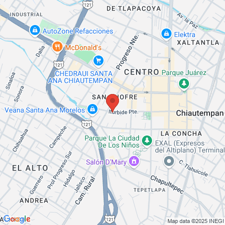 Maryha Salón Santa Ana map