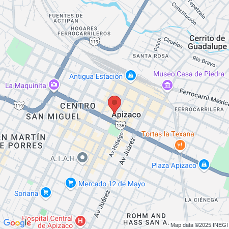 EMT Fisioterapia Apizaco map