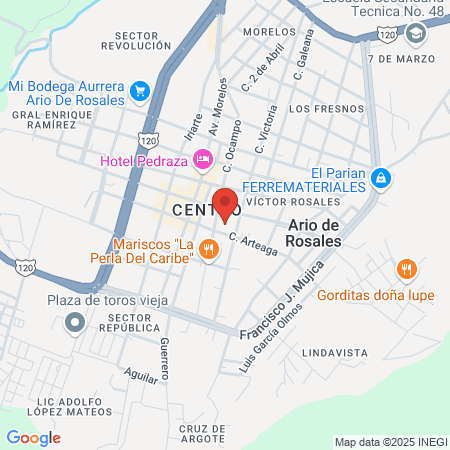 CENTRO DENTAL MICHOACÁN CEDEMI map
