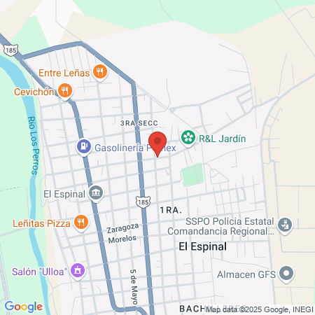 Dr. Carlos Alonzo map