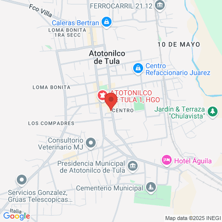 Centro de atención de belleza Barbara map