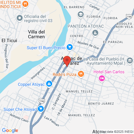 Masajes y Spa Atoyac map
