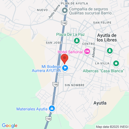 Consultorio médico del Niño Jésus map