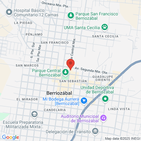 Los Catrines Barber Club map