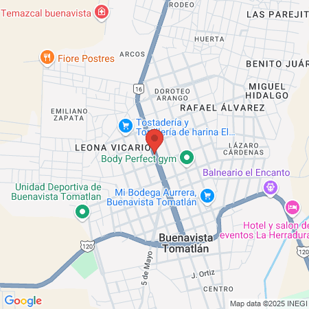 Consultorio dental lucero map