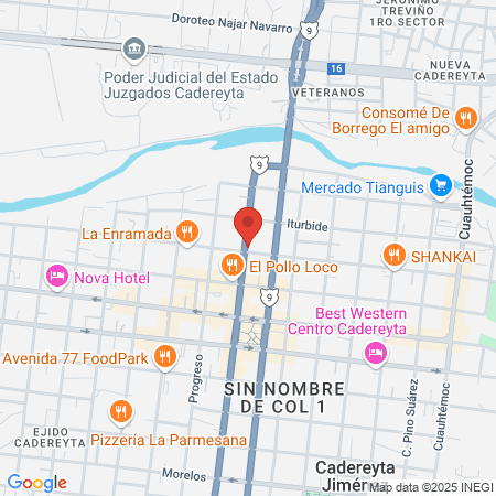 Therapie Cadereyta map