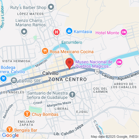 Yaqui Gómez Salón map