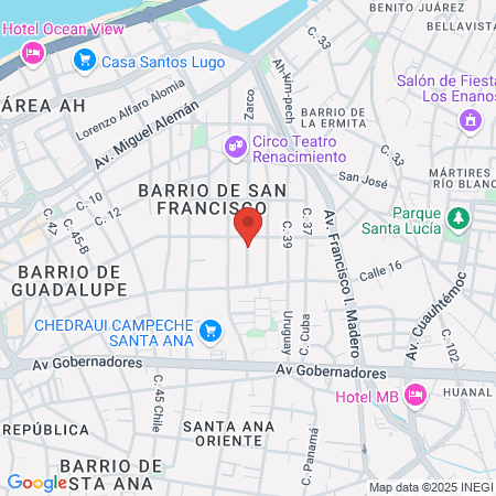 KOEK Centro Odontologico de Campeche map