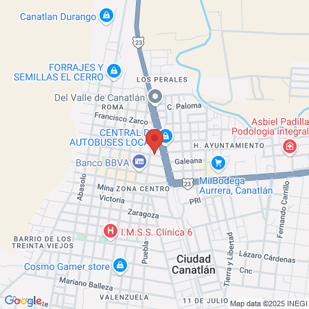 Barberia Galindos map