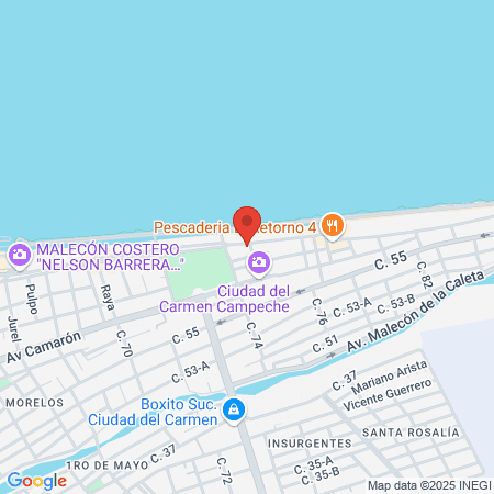 Le Cocom Spa & Yoga Ciudad del Carmen map