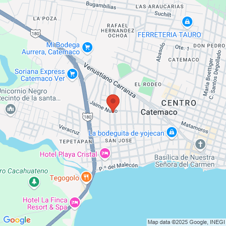 Dental familiar catemaco map