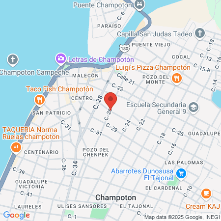 C.D. Ana Silvia Sarmiento Franco map