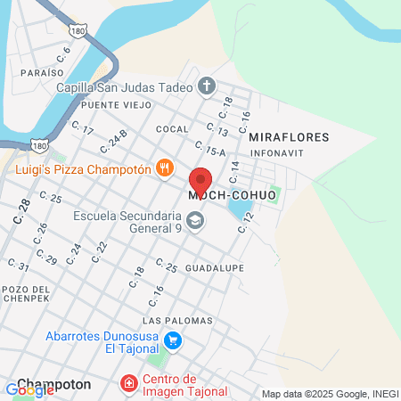 Dra. Viviana Gutierrez Wong map