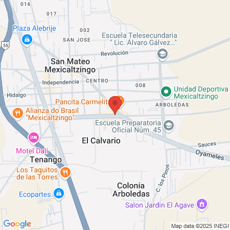 Fitness Zone Metepec map