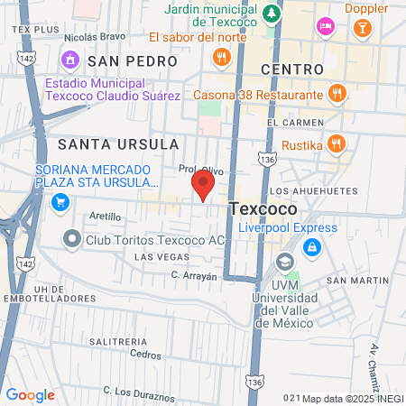 Almar Spa Texcoco map